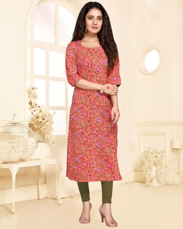 Trendy Printed 101 Casual Wear Jaipuri Printed Kurti Collection